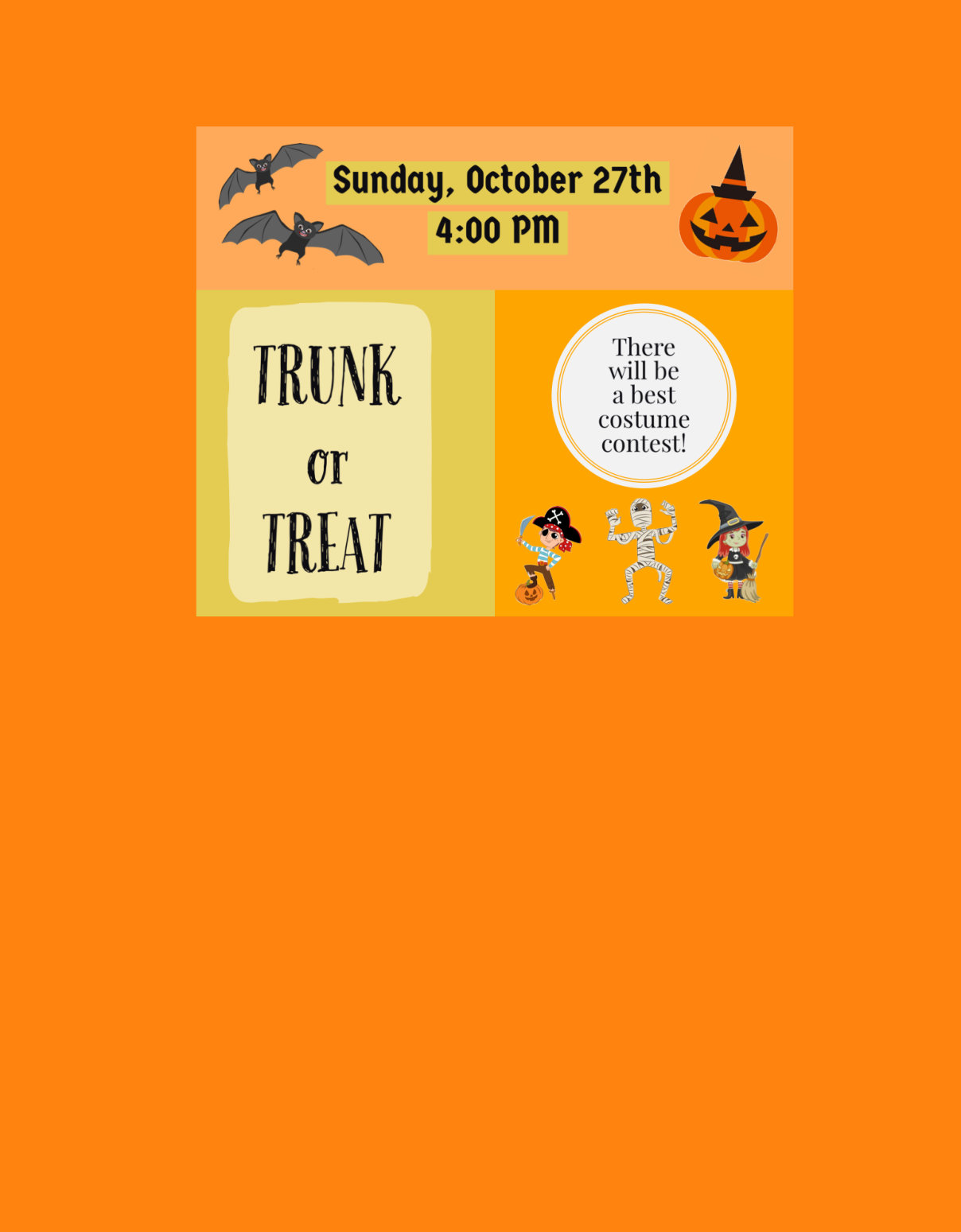 trunk or treat